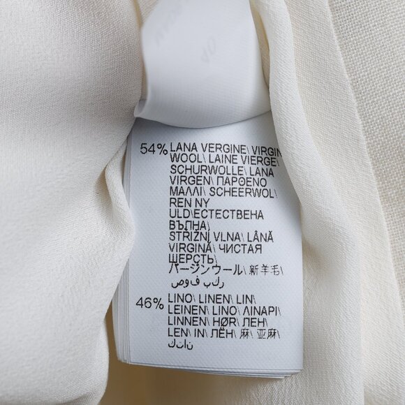 Brunello Cucinelli SS/17 Cream Linen Crystal-Embellished Double-Breasted Blazer - Picture 13 of 15